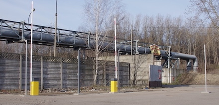 Barreiras Dashou em uma fábrica na Polônia